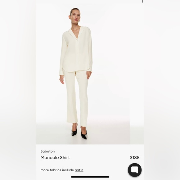 Aritzia Wilfred Flowy Button up/ Monocle Button up 2XS - Picture 1 of 7